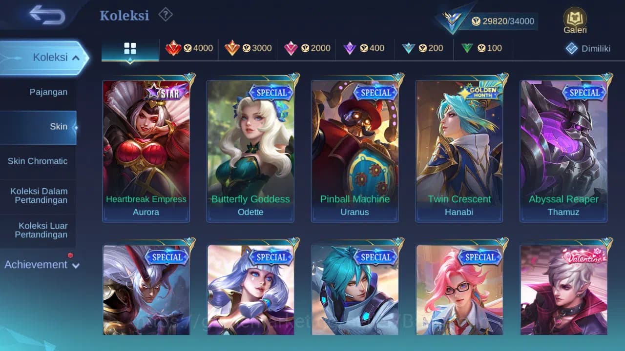 Mobile Legends: Bang Bang Accounts GLOBAL Hero 111 Skin 147 | KOF Karina | Dtamer Val image 7