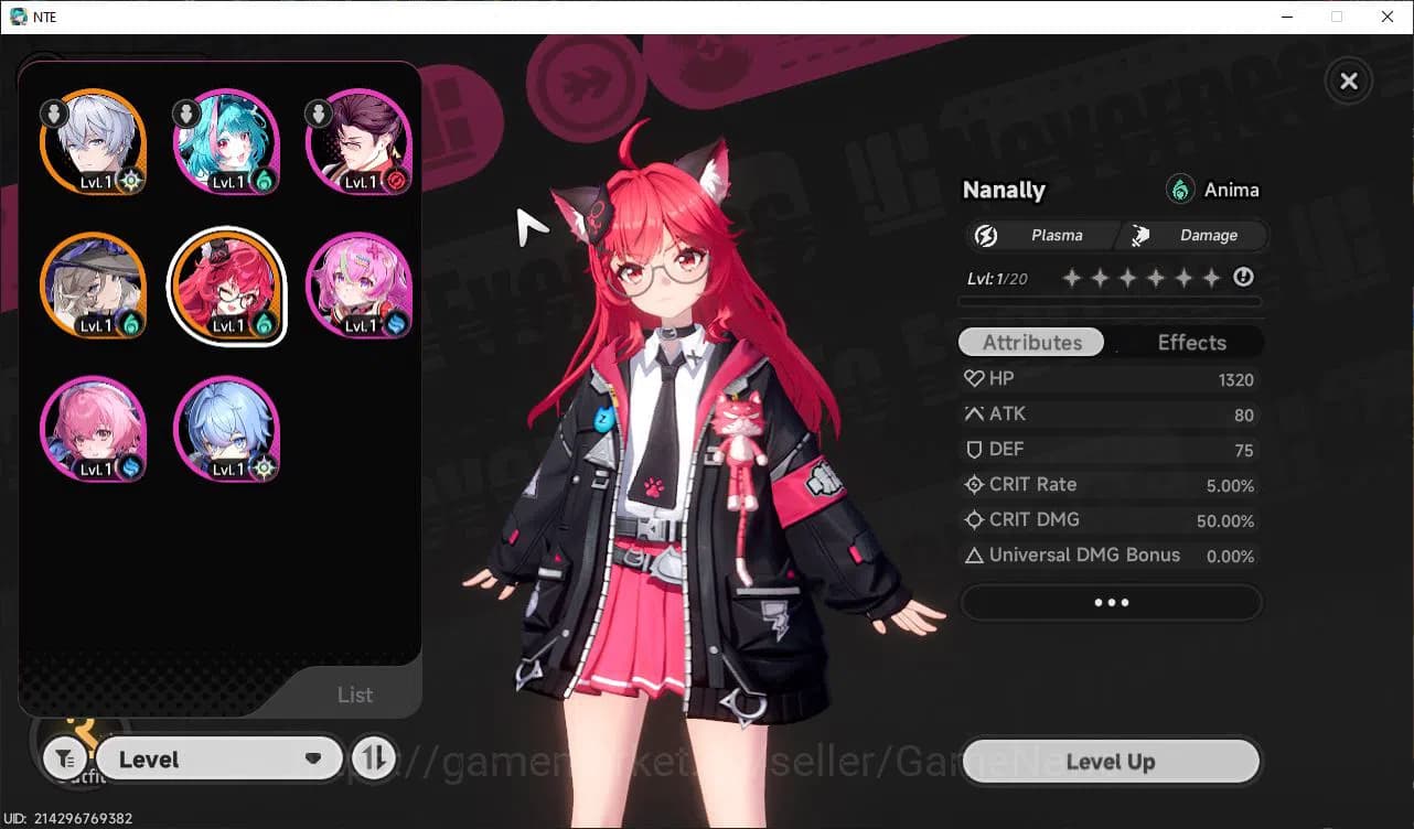 Neverness to Everness Accounts GLOBAL EU|HL 3| 2 SSR Limited Nanally, Jiuyuan |5 image 1