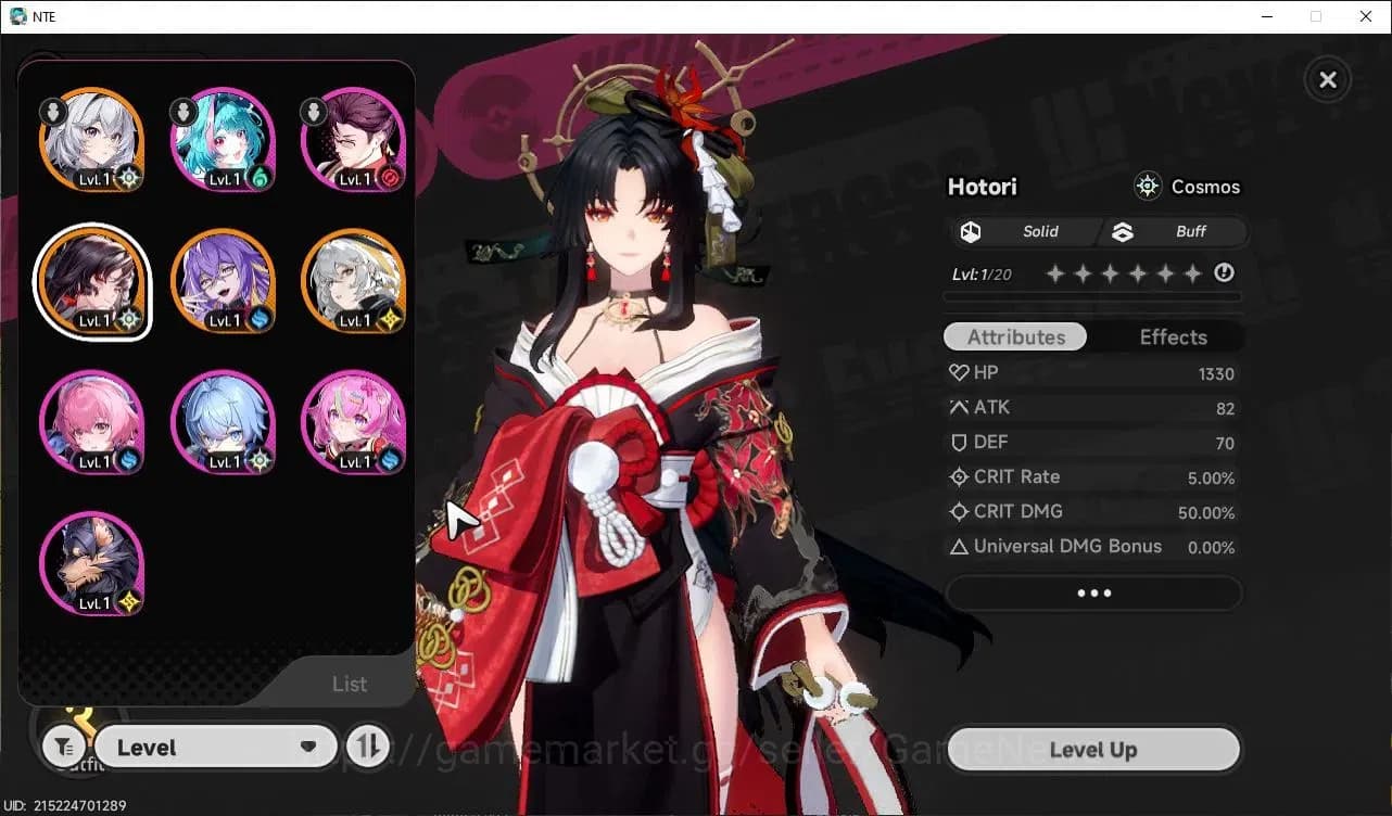 Neverness to Everness Accounts Global NA|HL 3| 3 SSR Hotori, Fadia, Hathor +1 S-C image 1
