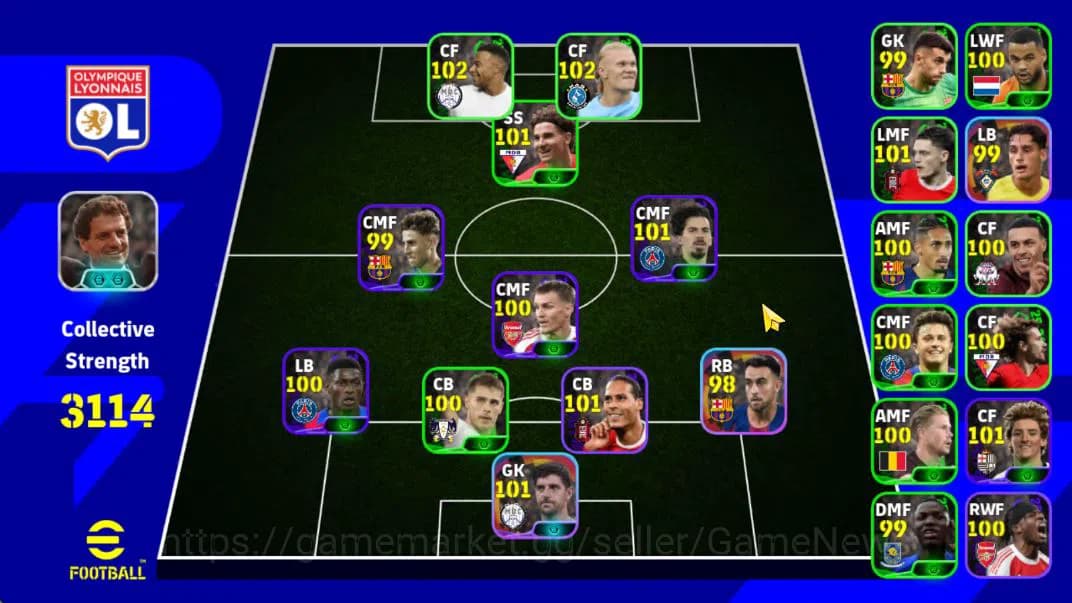 eFootball Accounts Mobile|Xabi Alonsom,Donadoni,Blitz Curler(Neymar J image 1