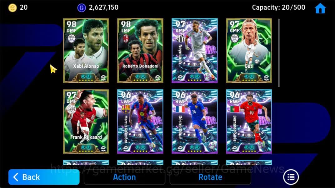 eFootball Accounts Mobile|Xabi Alonsom,Donadoni,Blitz Curler(Neymar J image 4