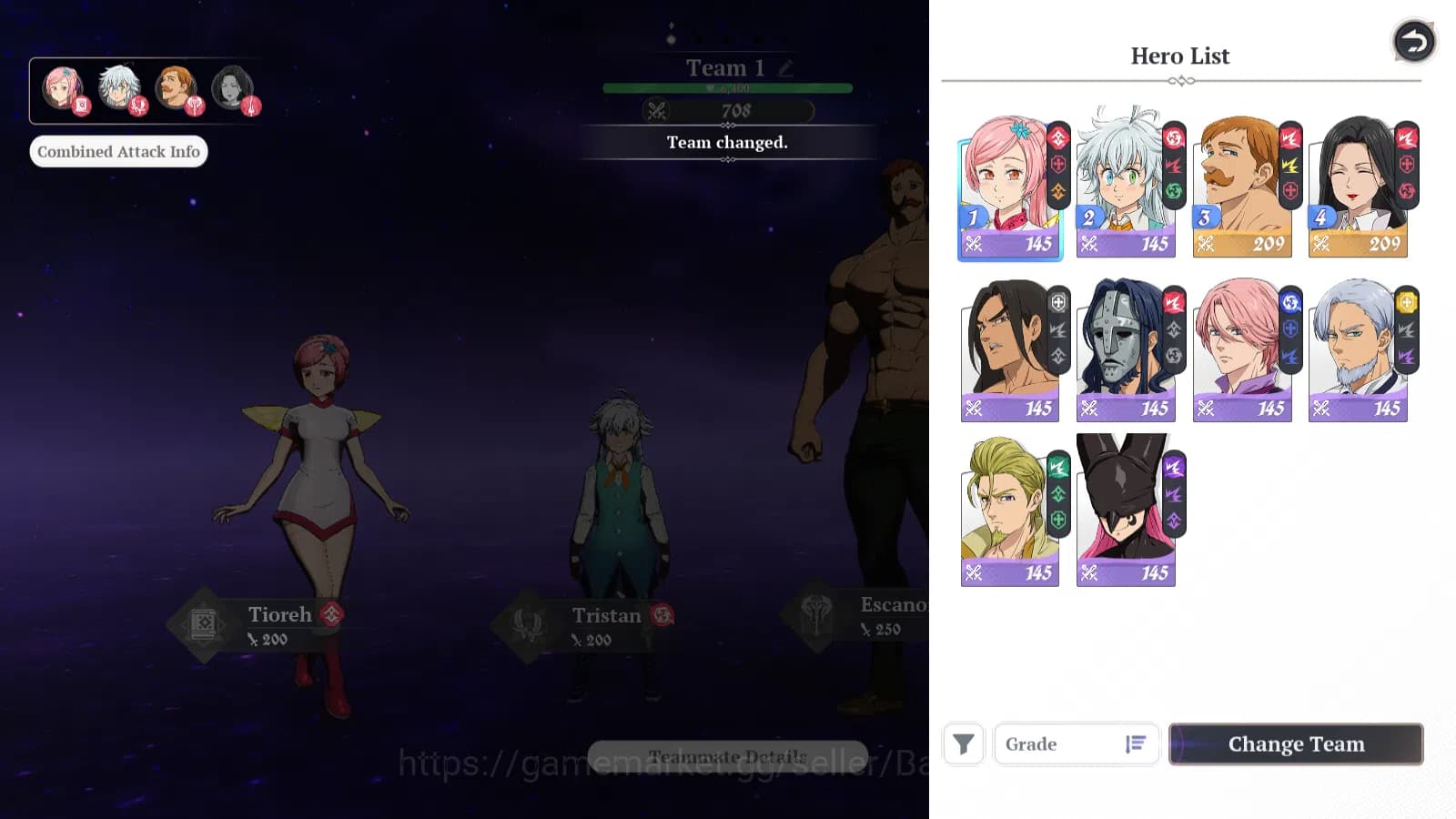 The Seven Deadly Sins: Origin Accounts EUROPE|Fresh Starter Lvl 2|2 SSR|Escanor,Guila&8SR image 3