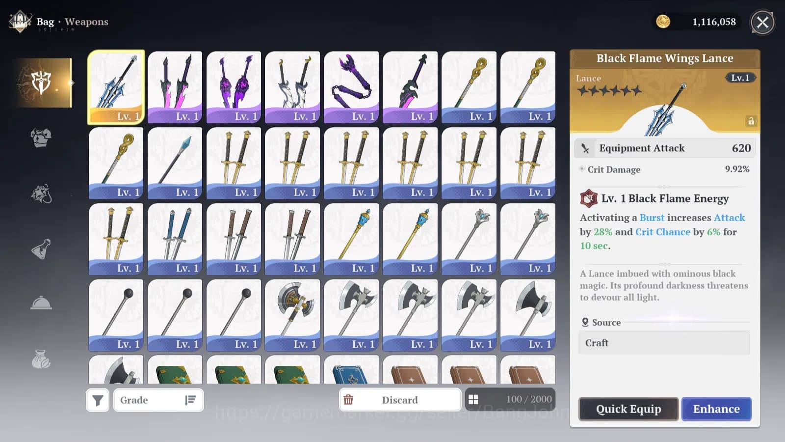 The Seven Deadly Sins: Origin Accounts EUROPE|Fresh Starter Lvl 2|2 SSR|Escanor,Guila&8SR image 4