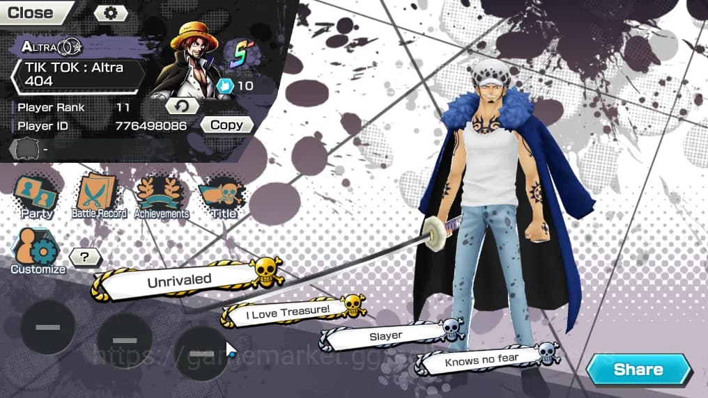 One Piece Bounty Rush Accounts Global|3EX|Flame Emperor Sabo,Winner Island Law,Bl image 2