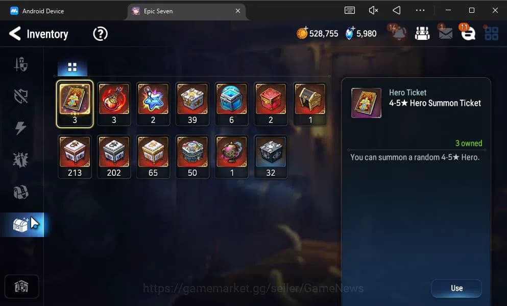 Epic Seven Accounts GBL Unverif|NewEra|6 ML(Salome,LOTScales,NM Luna,e image 10