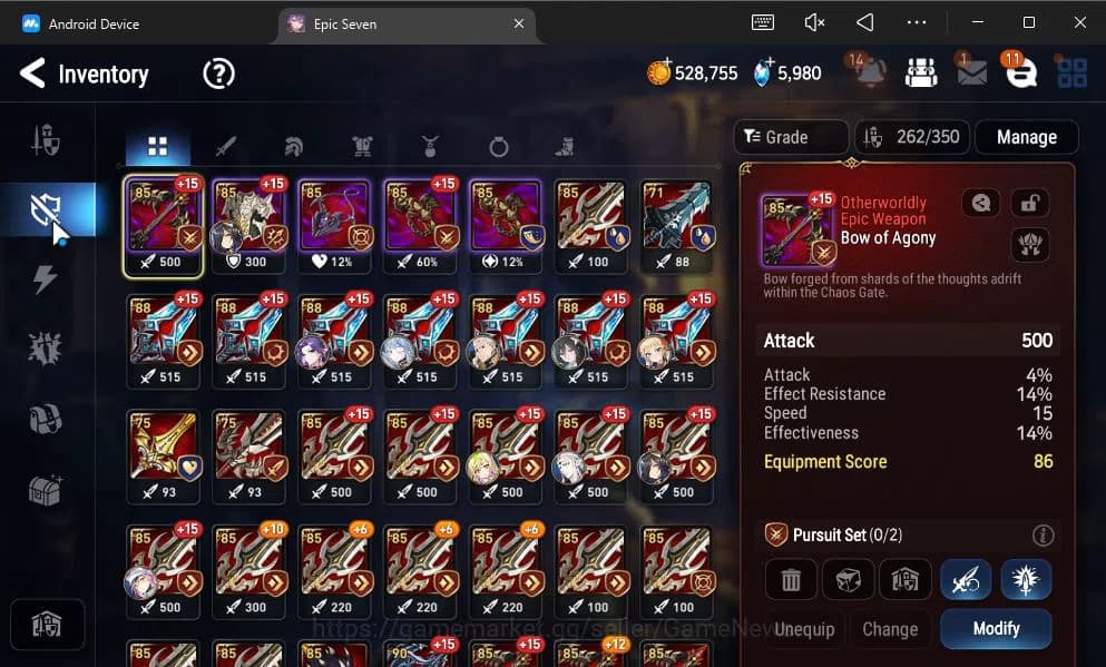 Epic Seven Accounts GBL Unverif|NewEra|6 ML(Salome,LOTScales,NM Luna,e image 14