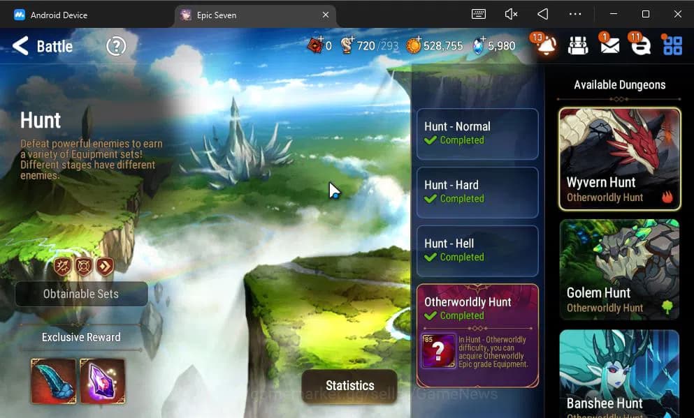 Epic Seven Accounts GBL Unverif|NewEra|6 ML(Salome,LOTScales,NM Luna,e image 6