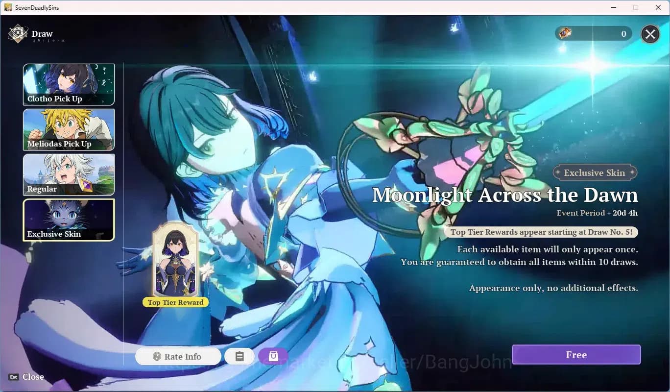 The Seven Deadly Sins: Origin Accounts EUROPE|Fresh Starter Lvl 2|2 SSR|Clotho,Guila&5SR| image 1