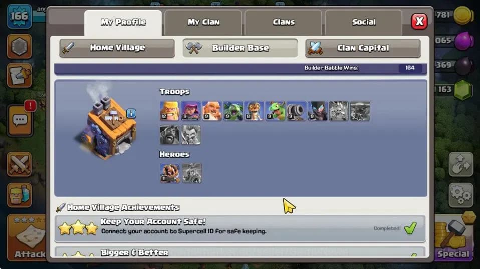 Clash of Clans Accounts TH 15-BH 8|LV 166|Limited Skin|HH 9|BK 70,AQ 73,GW image 5