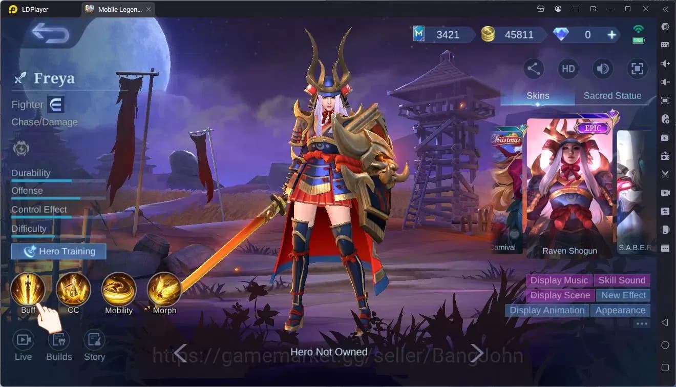 Mobile Legends: Bang Bang Accounts Global|Hero 46|Skin 70|Seasoned|9th Fanny|Dragon L image 2