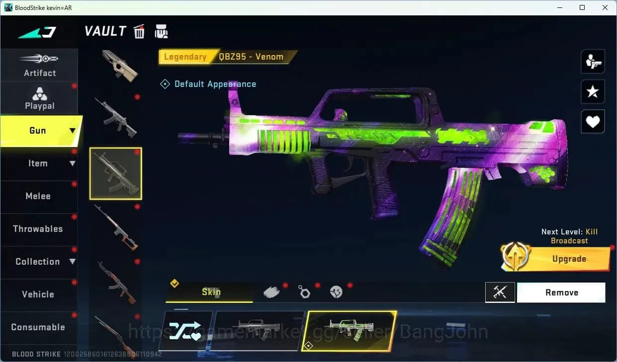 Blood Strike Accounts ASIA | EVO FAL-Evolved Draco | 4 Collab Skins | 13 image 18