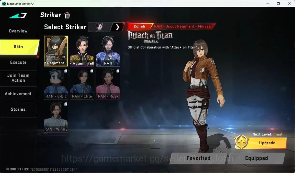 Blood Strike Accounts ASIA | EVO FAL-Evolved Draco | 4 Collab Skins | 13 image 3