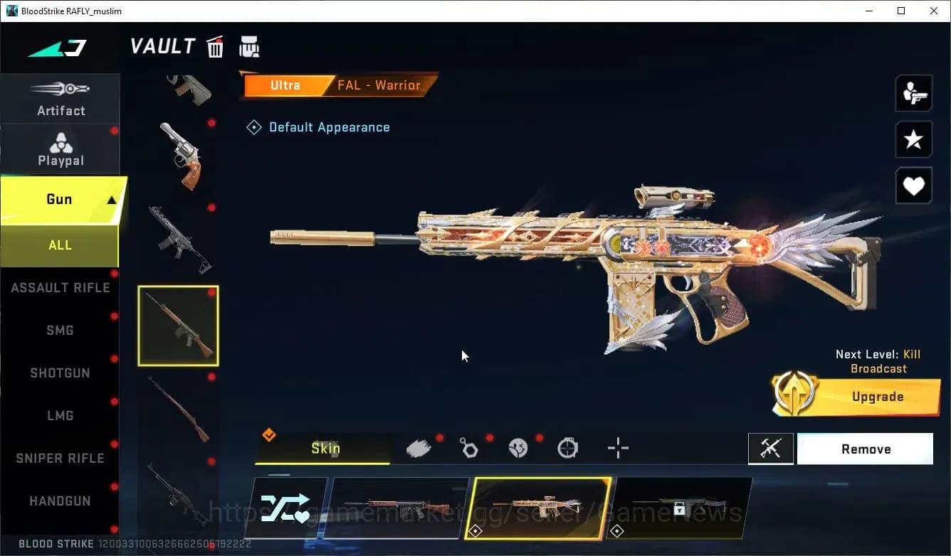 Blood Strike Accounts ASIA|MELEE Talon Knife-Scythe+12 ULTRA[HANK-Tricky image 14