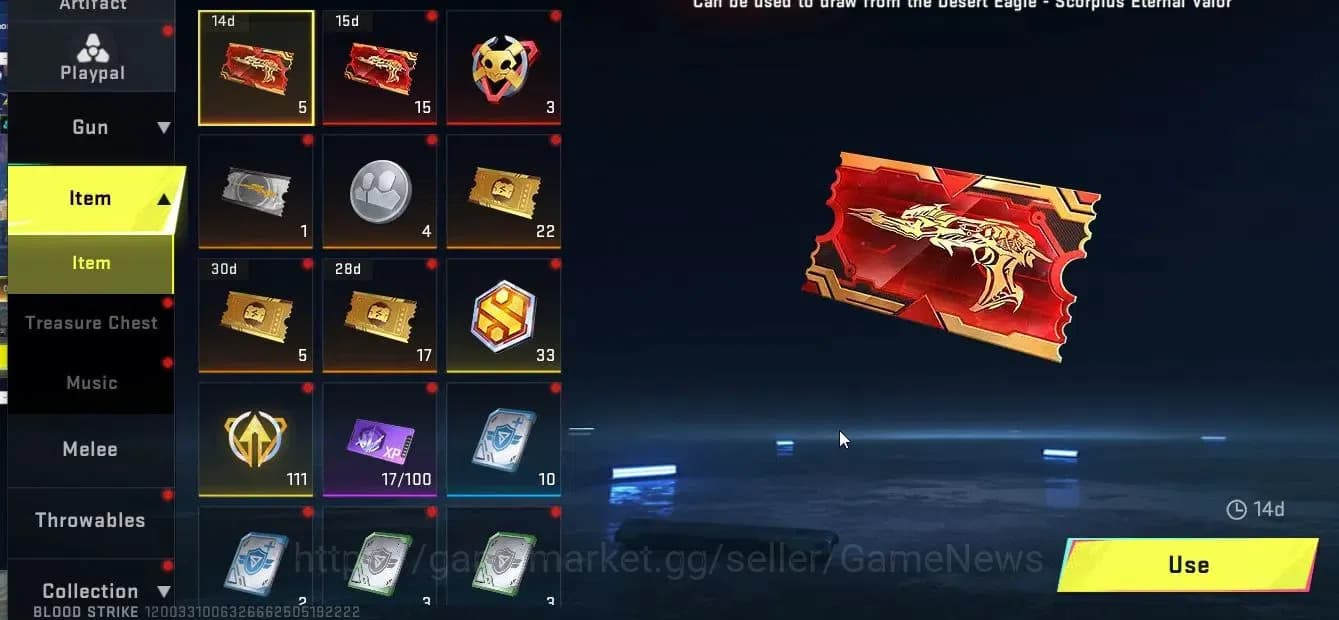 Blood Strike Accounts ASIA|MELEE Talon Knife-Scythe+12 ULTRA[HANK-Tricky image 18