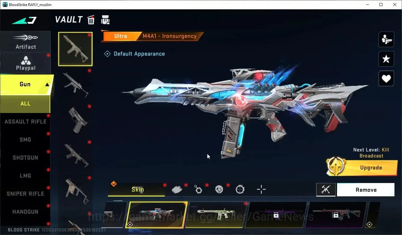 Blood Strike Accounts ASIA|MELEE Talon Knife-Scythe+12 ULTRA[HANK-Tricky image 6