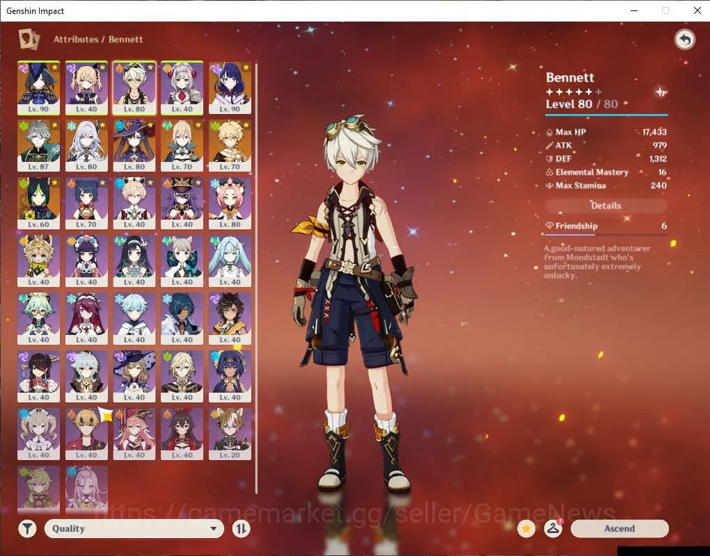 Genshin Impact Accounts ASIA|AR 55|4 Limit+3(*5WeP)|Clorinde+Sign,Skirk,Ra image 3