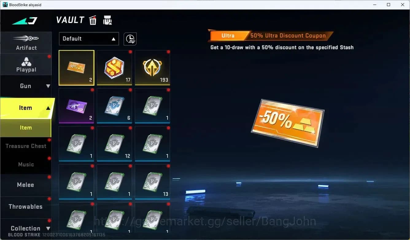 Blood Strike Accounts ASIA | 3 Collab: QBZ95, Kar98k,AK47 | 2 Ultra Guns image 14