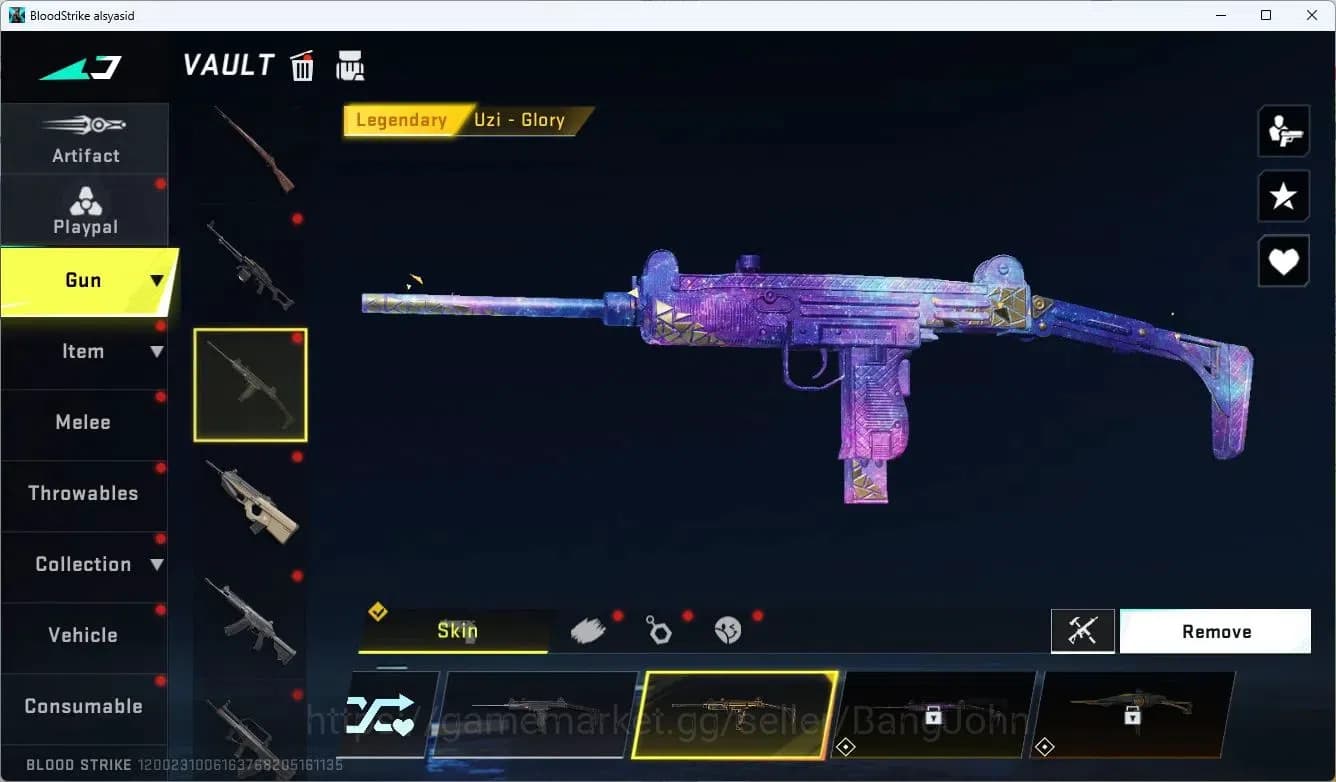Blood Strike Accounts ASIA | 3 Collab: QBZ95, Kar98k,AK47 | 2 Ultra Guns image 18