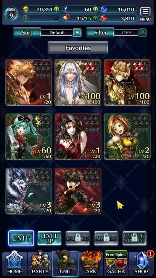 Last Cloudia Accounts GLOBAL|Rank 9|Top Tier Unit [Arkh King of Dragon,G image 1