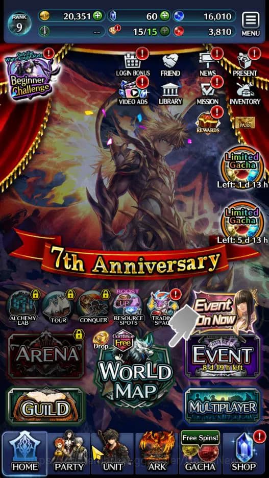 Last Cloudia Accounts GLOBAL|Rank 9|Top Tier Unit [Arkh King of Dragon,G image 4