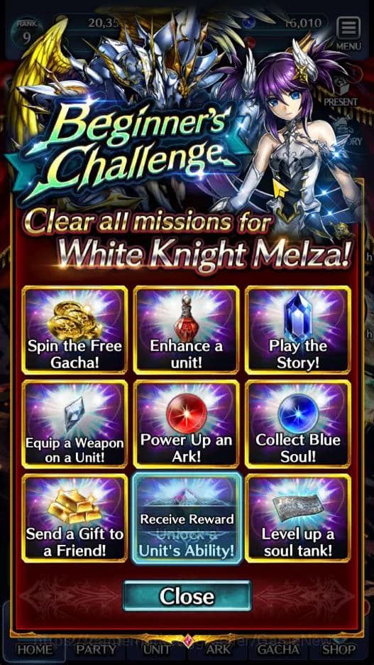 Last Cloudia Accounts GLOBAL|Rank 9|Top Tier Unit [Arkh King of Dragon,G image 5