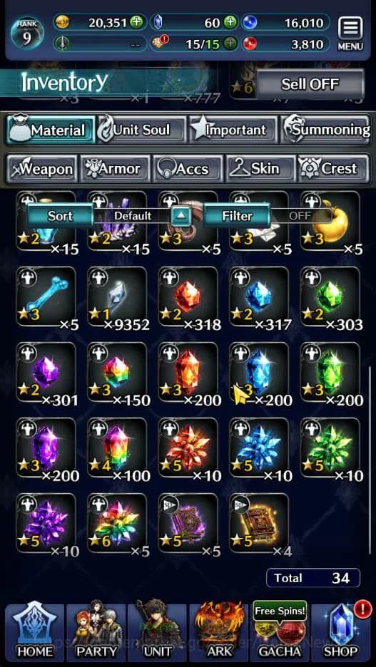 Last Cloudia Accounts GLOBAL|Rank 9|Top Tier Unit [Arkh King of Dragon,G image 9