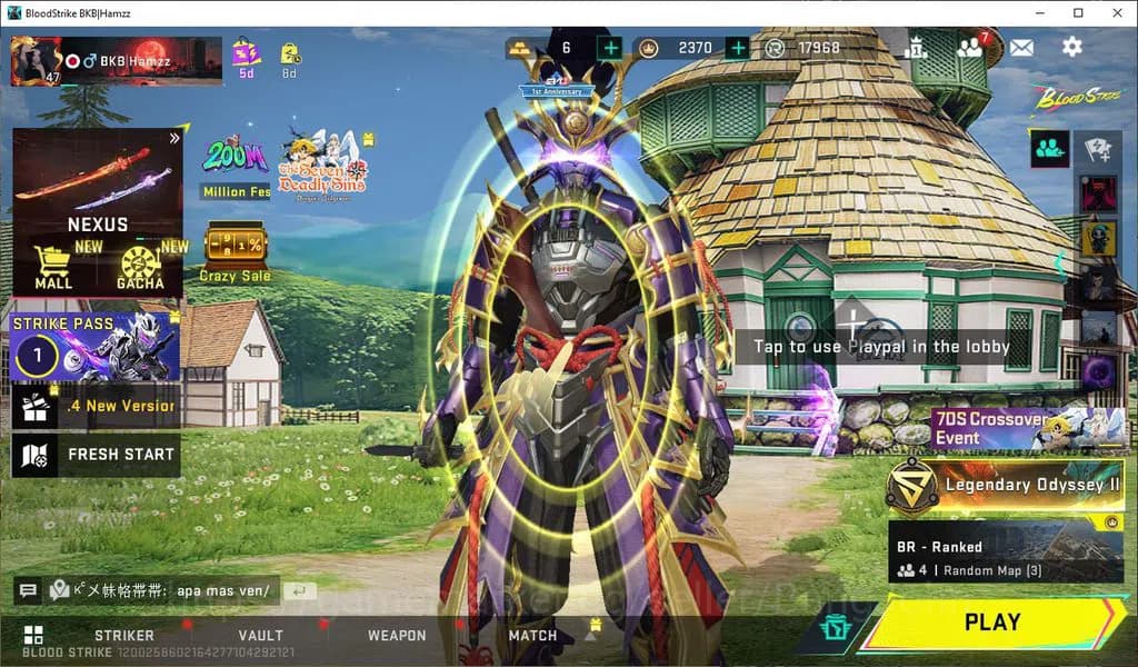 Blood Strike Accounts ASIA|ETHERNAL ZERO|EVO=FAL|LIMITED=BTF KNIF|ULTRA= image 1