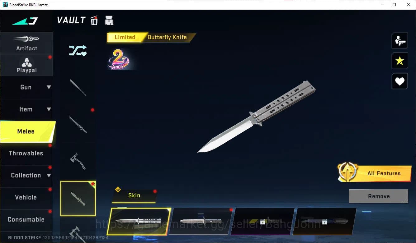 Blood Strike Accounts ASIA|ETHERNAL ZERO|EVO=FAL|LIMITED=BTF KNIF|ULTRA= image 6