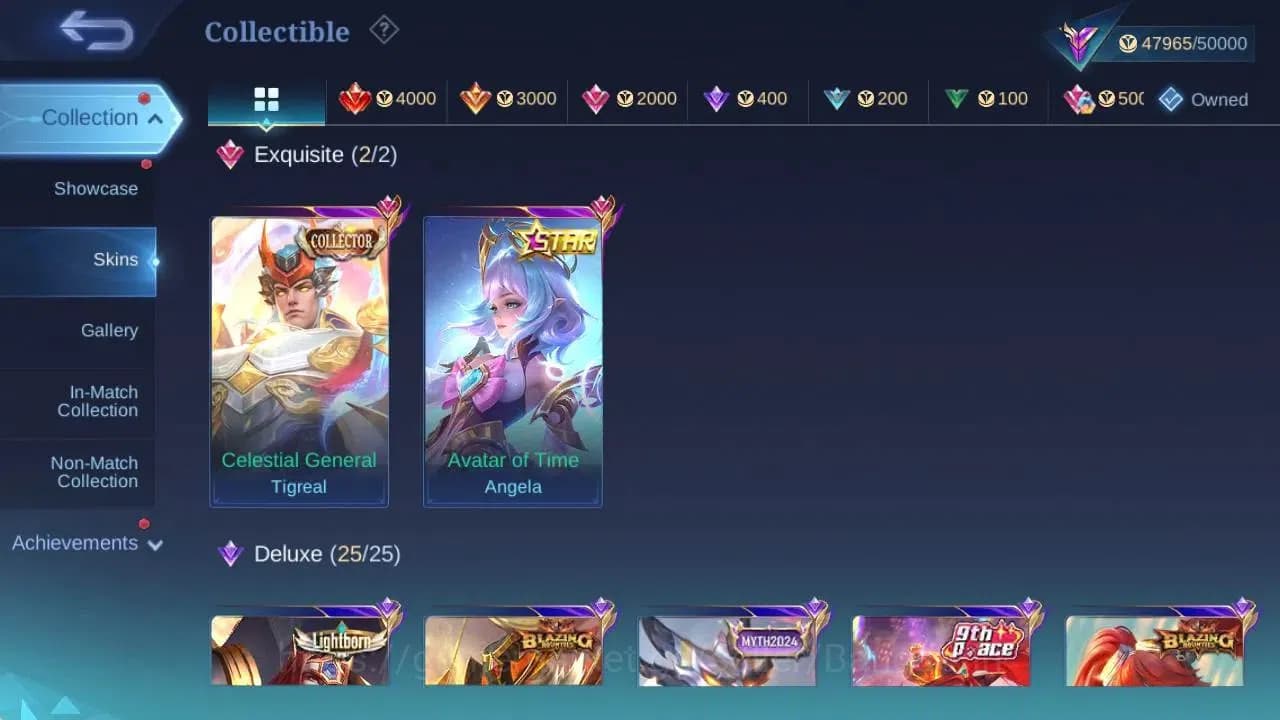 Mobile Legends: Bang Bang Accounts GLOBAL Hero 129 Skin 216|SEASON Floryn|CC Tigreal| image 9