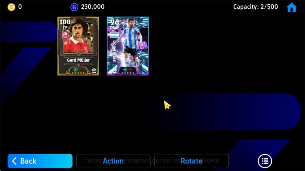 eFootball Accounts Mobile|Lionel Messi,Gerd Muller (Phenomenal Finish image 4