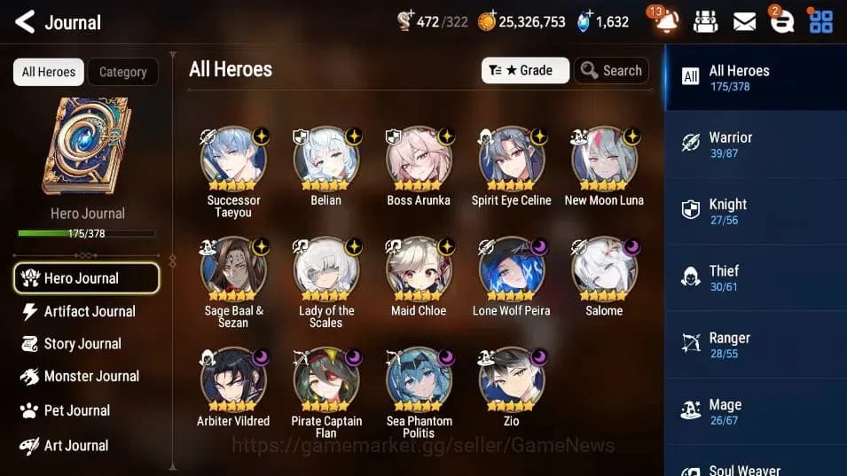 Epic Seven Accounts Global| 14 ML (BArunka, LOTScales,Salome,Belian,Zi image 1