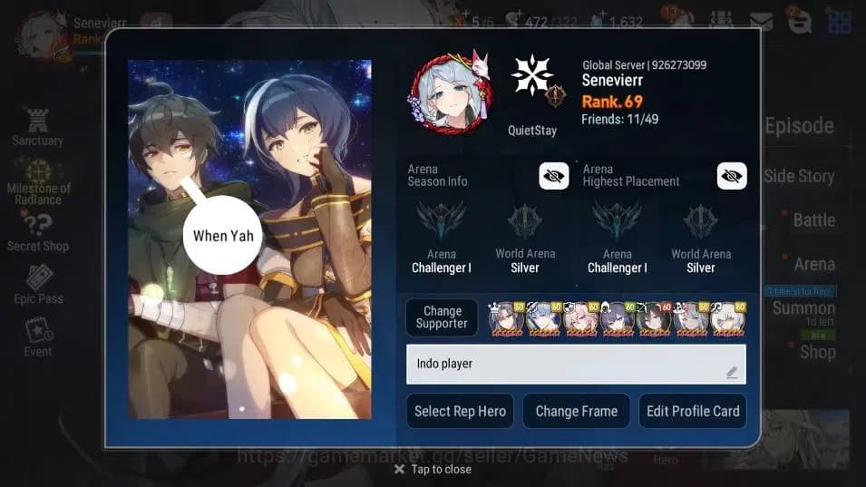 Epic Seven Accounts Global| 14 ML (BArunka, LOTScales,Salome,Belian,Zi image 10