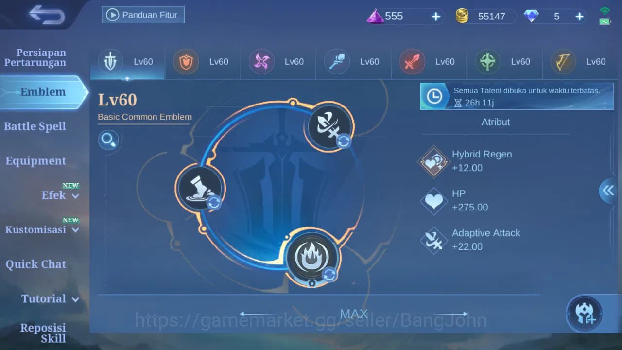 Mobile Legends: Bang Bang Accounts GLOBAL Hero 90 Skin 163 | Luckybox Leomord | Coven image 11