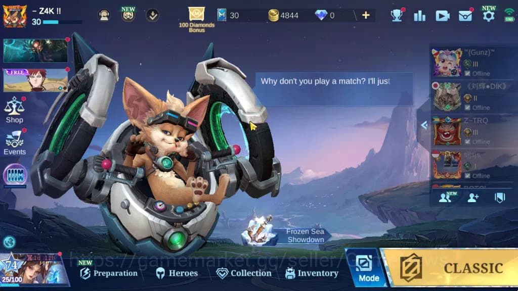 Mobile Legends: Bang Bang Accounts Hero 56|Skin 31|Naruto Vale,Create Granger,Summer image 1