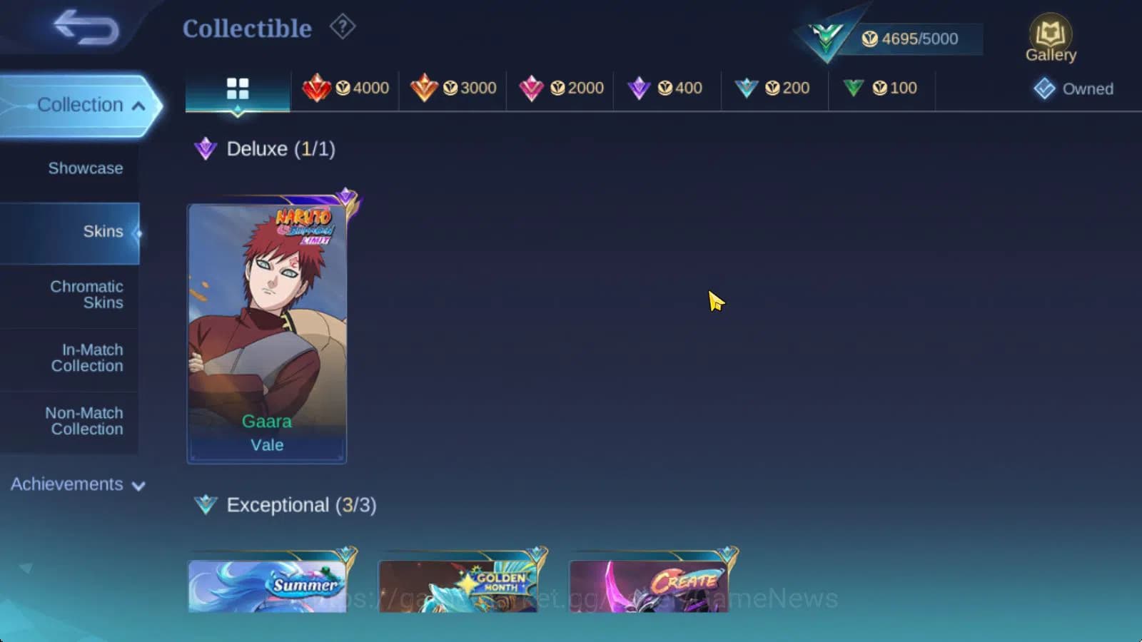 Mobile Legends: Bang Bang Accounts Hero 56|Skin 31|Naruto Vale,Create Granger,Summer image 10
