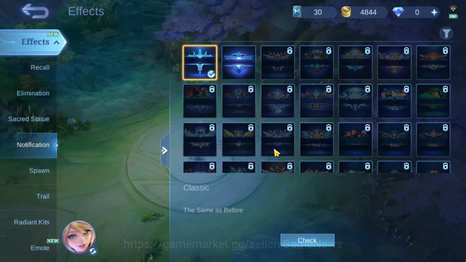 Mobile Legends: Bang Bang Accounts Hero 56|Skin 31|Naruto Vale,Create Granger,Summer image 4