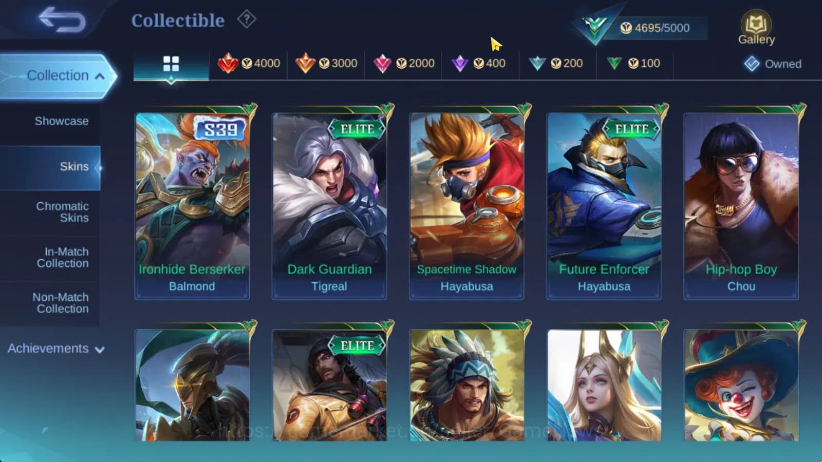 Mobile Legends: Bang Bang Accounts Hero 56|Skin 31|Naruto Vale,Create Granger,Summer image 8