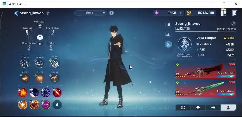 Solo Leveling: ARISE Accounts Lv83 1648M Pwr|LennartA5+SignA1,ReijiA5+SignA5,Seo image 4