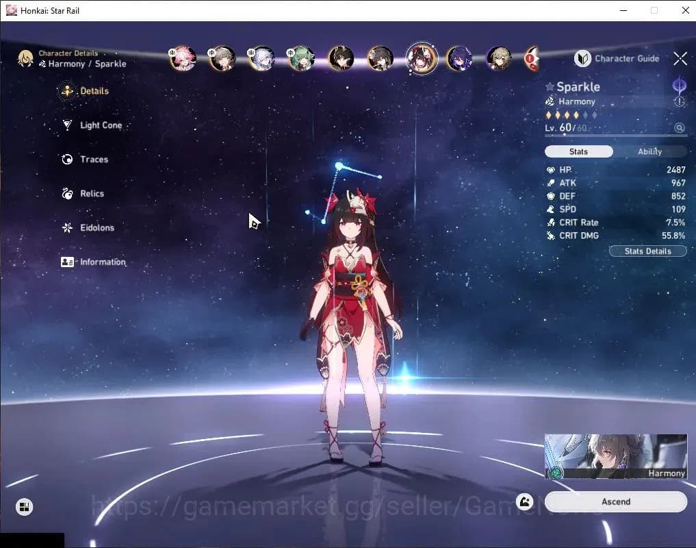 Honkai Star Rail Accounts Asia|TL 43|7 Limited|Yao Guang E1+Sign,Evanescia,H image 18