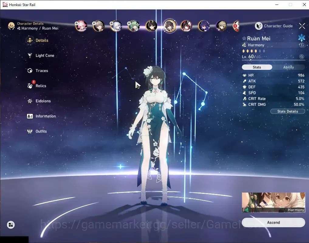 Honkai Star Rail Accounts Asia|TL 43|7 Limited|Yao Guang E1+Sign,Evanescia,H image 19