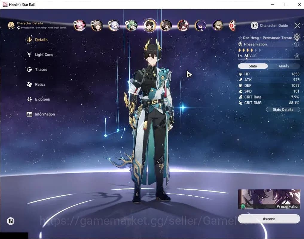 Honkai Star Rail Accounts Asia|TL 43|7 Limited|Yao Guang E1+Sign,Evanescia,H image 20