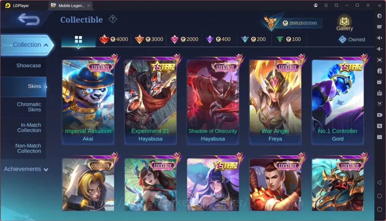 Mobile Legends: Bang Bang Accounts GLOBAL Hero 132 Skin 512|Legend Franco,Johsnon,Lun image 6