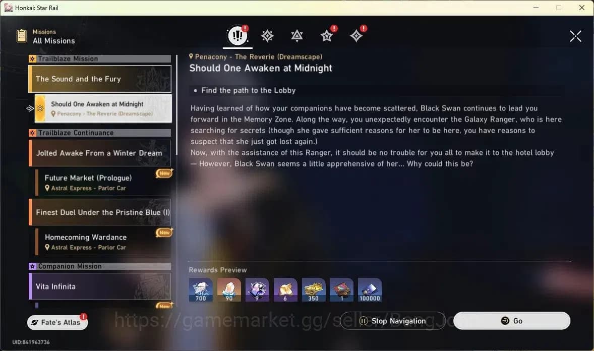 Honkai Star Rail Accounts ASIA | TL63|Dan Heng IL Lv70,Silver Wolf Lv70,Kafk image 1