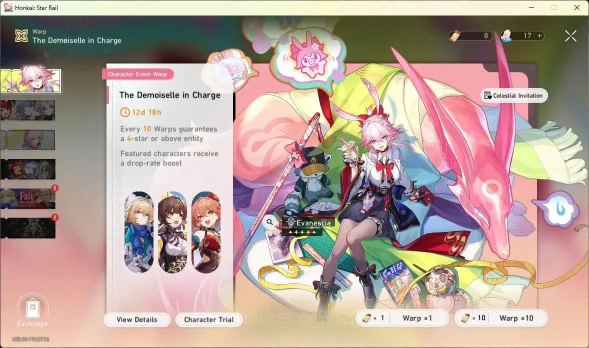 Honkai Star Rail Accounts ASIA | TL63|Dan Heng IL Lv70,Silver Wolf Lv70,Kafk image 10