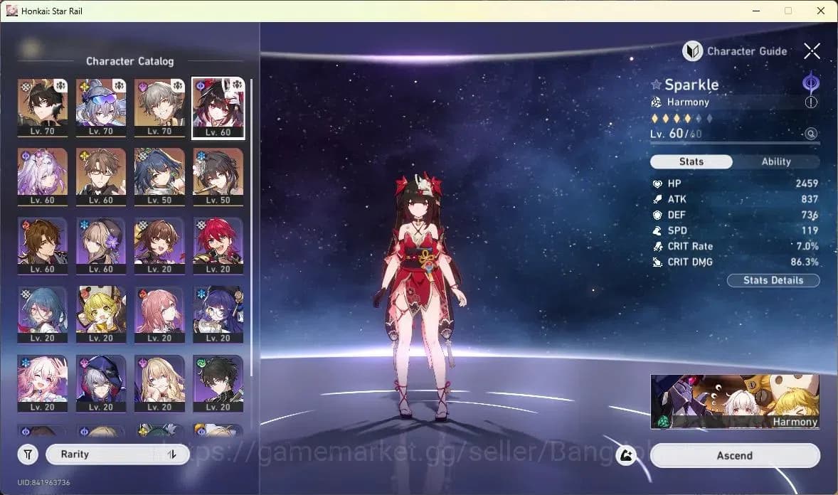 Honkai Star Rail Accounts ASIA | TL63|Dan Heng IL Lv70,Silver Wolf Lv70,Kafk image 13