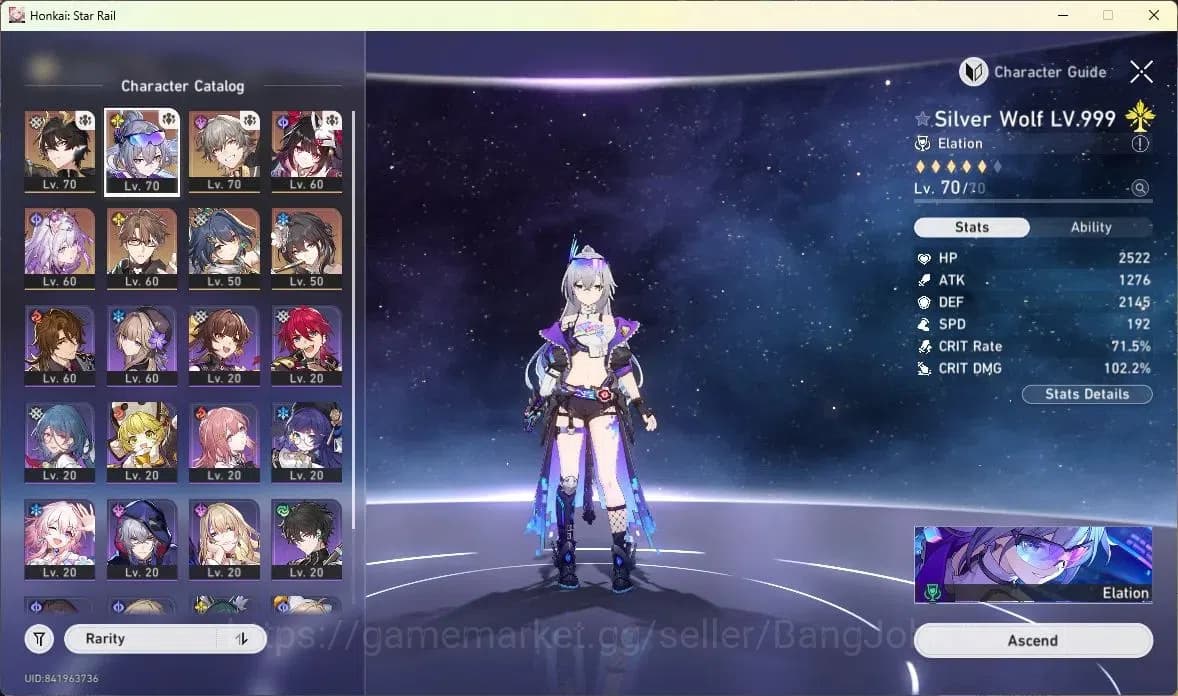 Honkai Star Rail Accounts ASIA | TL63|Dan Heng IL Lv70,Silver Wolf Lv70,Kafk image 14