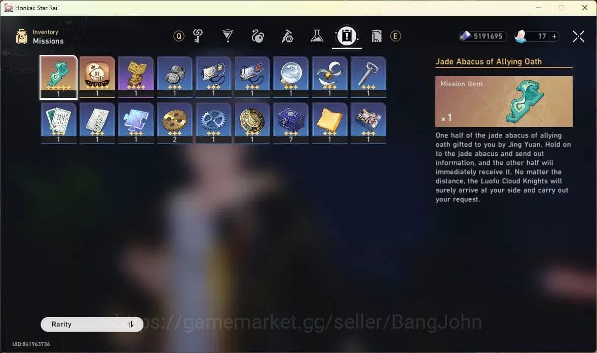 Honkai Star Rail Accounts ASIA | TL63|Dan Heng IL Lv70,Silver Wolf Lv70,Kafk image 3