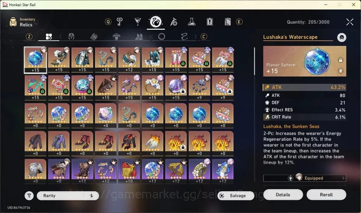 Honkai Star Rail Accounts ASIA | TL63|Dan Heng IL Lv70,Silver Wolf Lv70,Kafk image 6