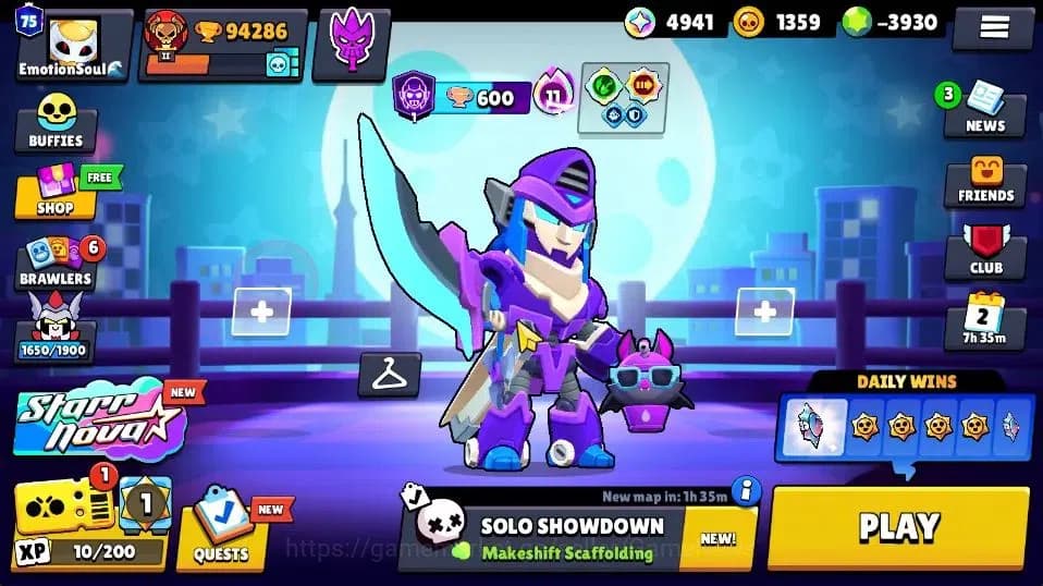 Brawl Stars Accounts 94K Trophy|101 Brawlers 96 Max Lvl|2 UL [Sirius,Ka image 1