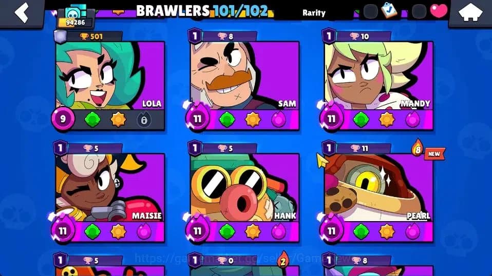 Brawl Stars Accounts 94K Trophy|101 Brawlers 96 Max Lvl|2 UL [Sirius,Ka image 14